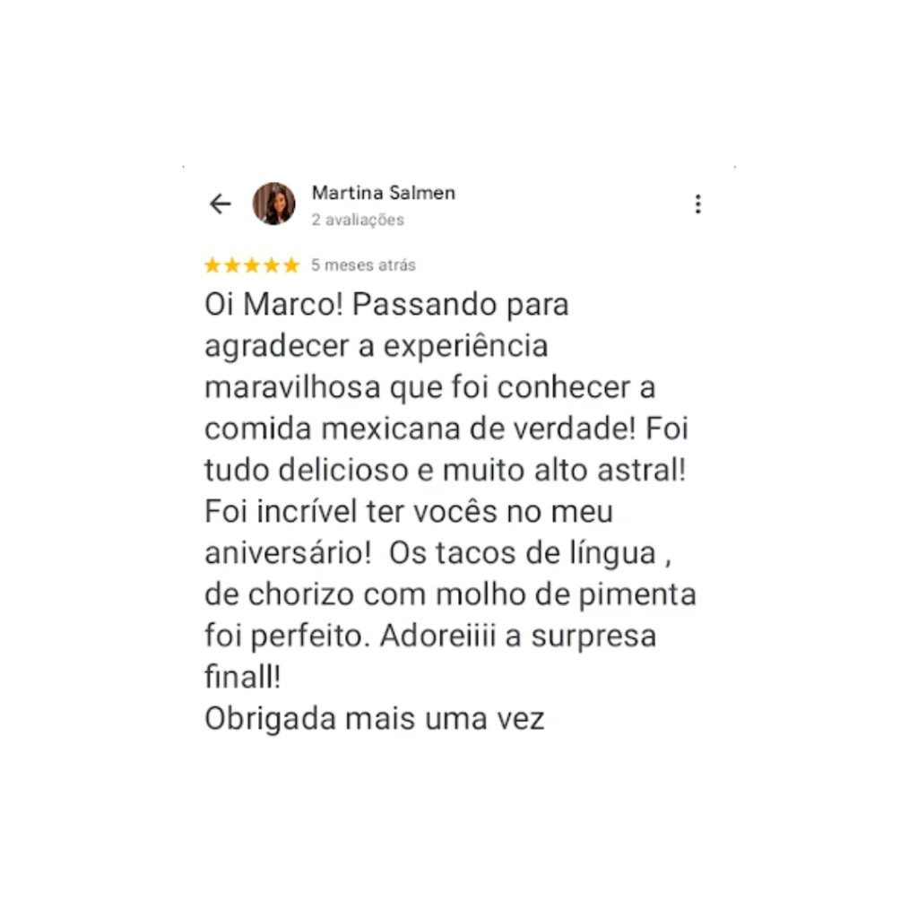 Depoimento de cliente 2