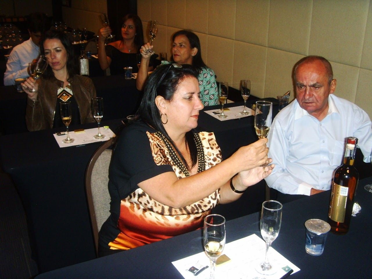 Marco Meléndez em degustação de tequilas, Hotel Caesar Business